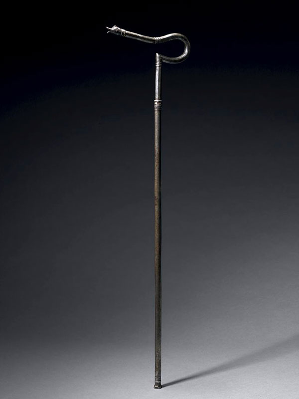 Steel dervish crutch (Zadar Takiyah gupti) - Ben Janssens Oriental Art